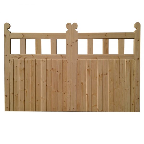 Flat Top Double T&G Cottage Gates