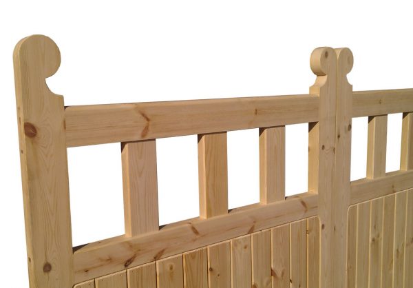 Flat Top Double T&G Cottage Gates - Image 3