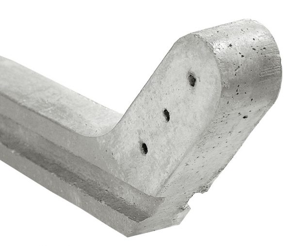 11' Heavy Duty Bent Arm Slotted Concrete Post