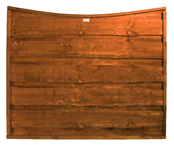 6' x 4' Scalloped Top Super Heavy Duty Waneylap Panel