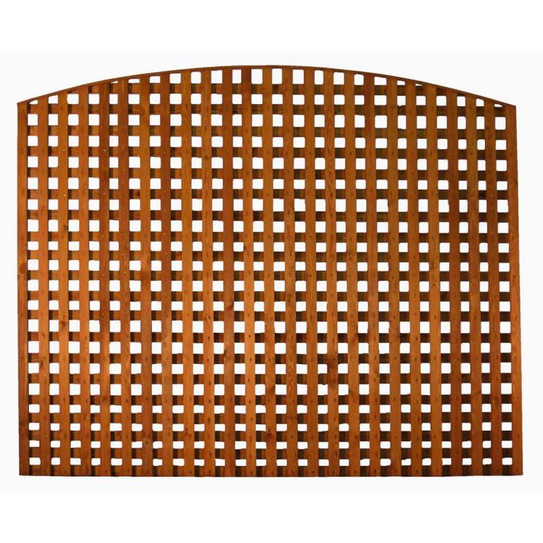 6′ x 6′ Arched Top Heavy Duty Trellis Panel (Small Spacings