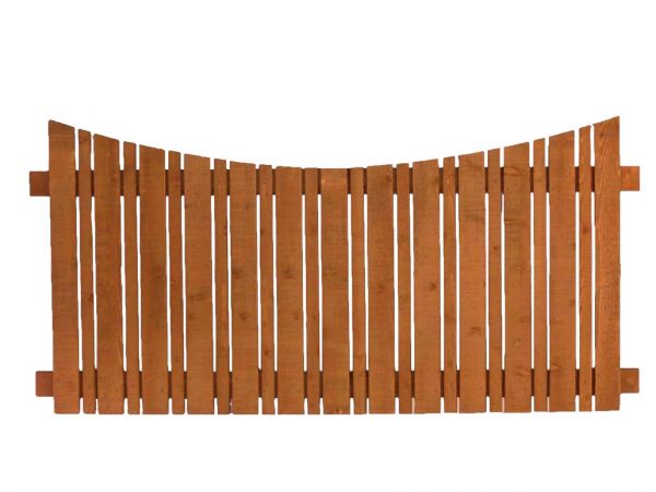 6' x 5' Scalloped Top Consort Picket Panel